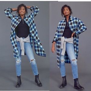 Sanctuary x Anthropologie plaid Shirt jacket